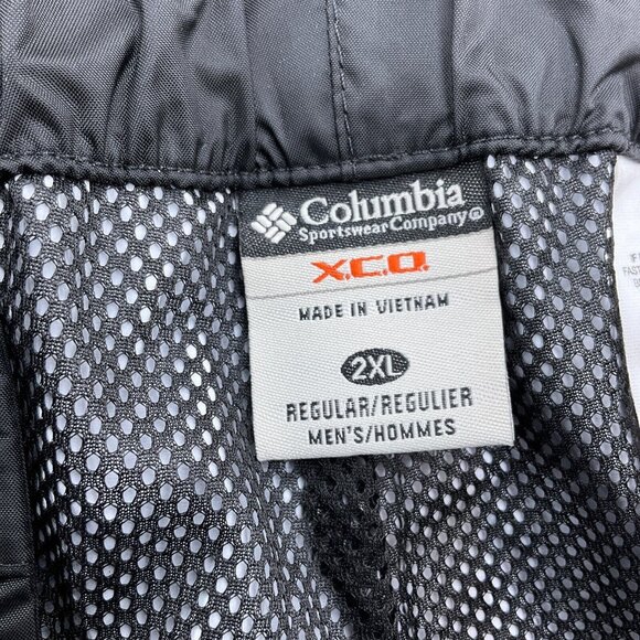 Columbia XCO Pants Men 2XLarge 42Wx34L Black Rain‎ Stom Dry Nylon Softshell - Picture 3 of 15